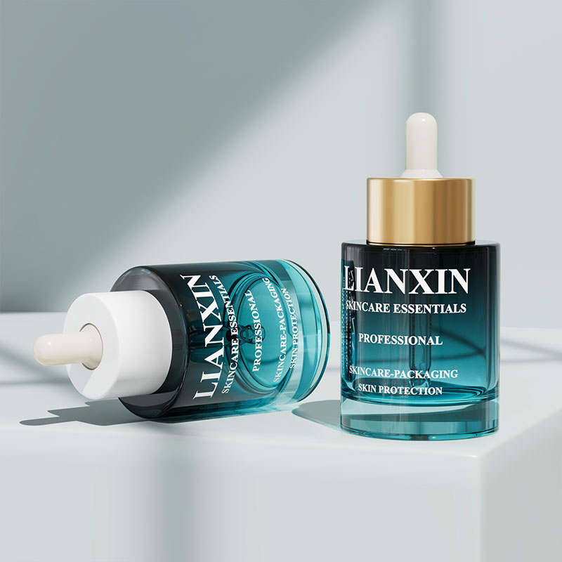 Empty Cylinder Glass Bottles With Dropper