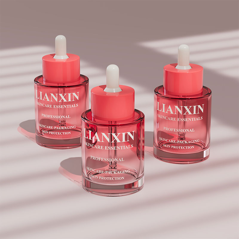 Empty Cylinder Glass Bottles With Dropper